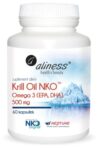 Aliness Krill Oil NKO® Omega-3 z Astaksantyną 500 mg x 60 kaps.