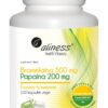 Aliness Bromelaina 500 mg + Papaina 200 mg – 100 kapsułek VEGE