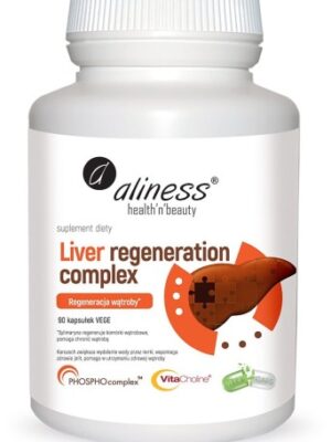 Aliness Liver Regeneration Complex | Regeneracja i ochrona wątroby | 90 kapsułek VEGE
