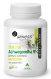Aliness Natural Ashwagandha 9% | 100 kapsułek VEGE | suplement diety