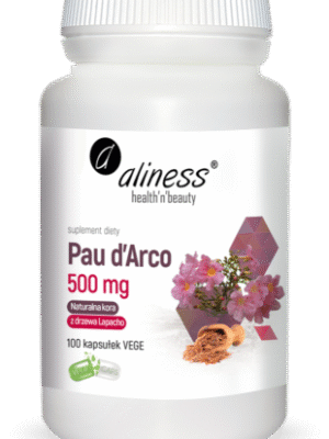 Aliness Pau d’Arco 500 mg – 100 kapsułek VEGE