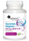 Aliness Taurynian Magnezu 100 mg + Witamina B6 (P-5-P) – 100 kapsułek VEGE