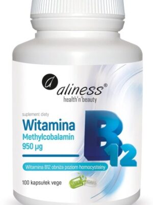 Aliness Witamina B12 Methylocobalamin 950 µg x 100 kapsułek Vege