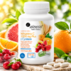 Witamina C z cynkiem Aliness Aliness Witamina C 1000 mg z CYNKIEM PLUS - 100 kapsułek VEGE