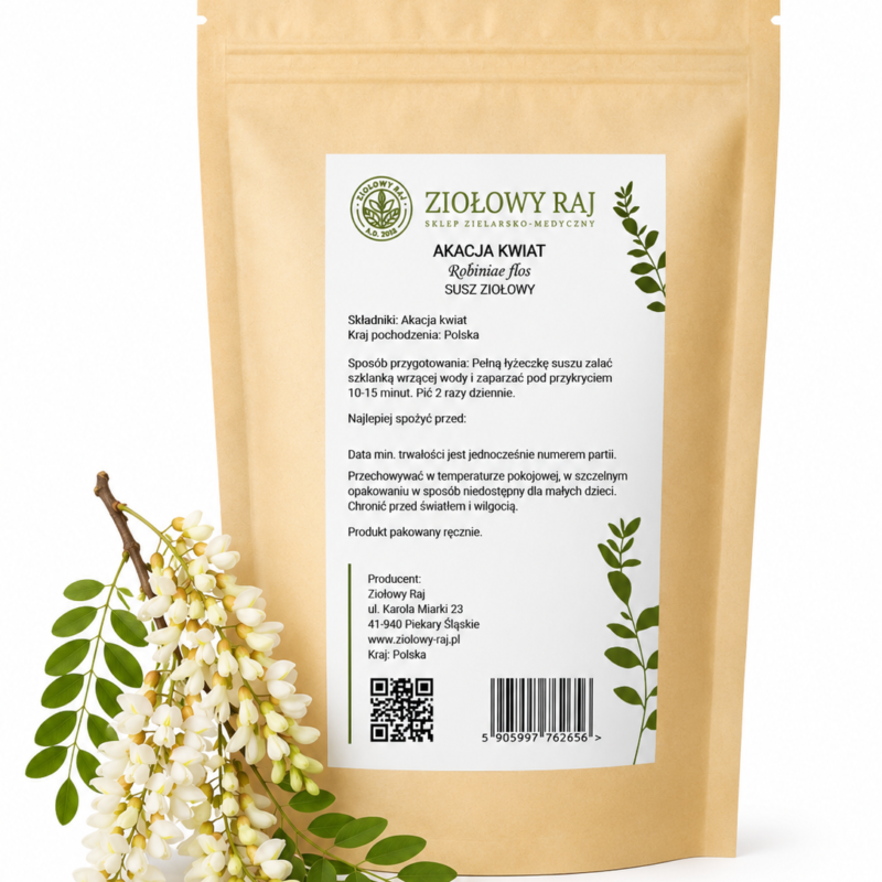 Akacja kwiat 50g Ziołowy Raj