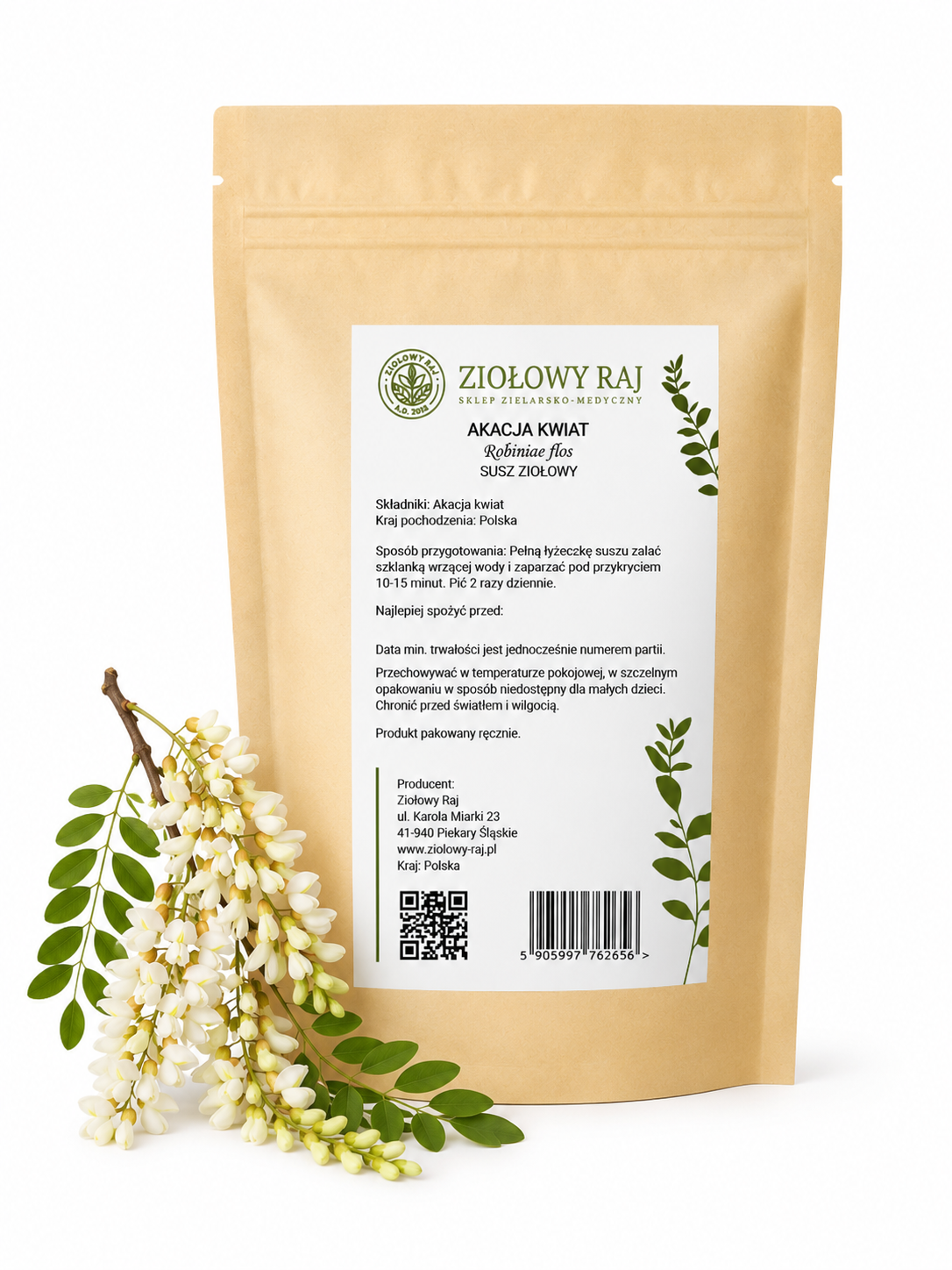 Kwiat akacji 50 g Ziołowy Raj