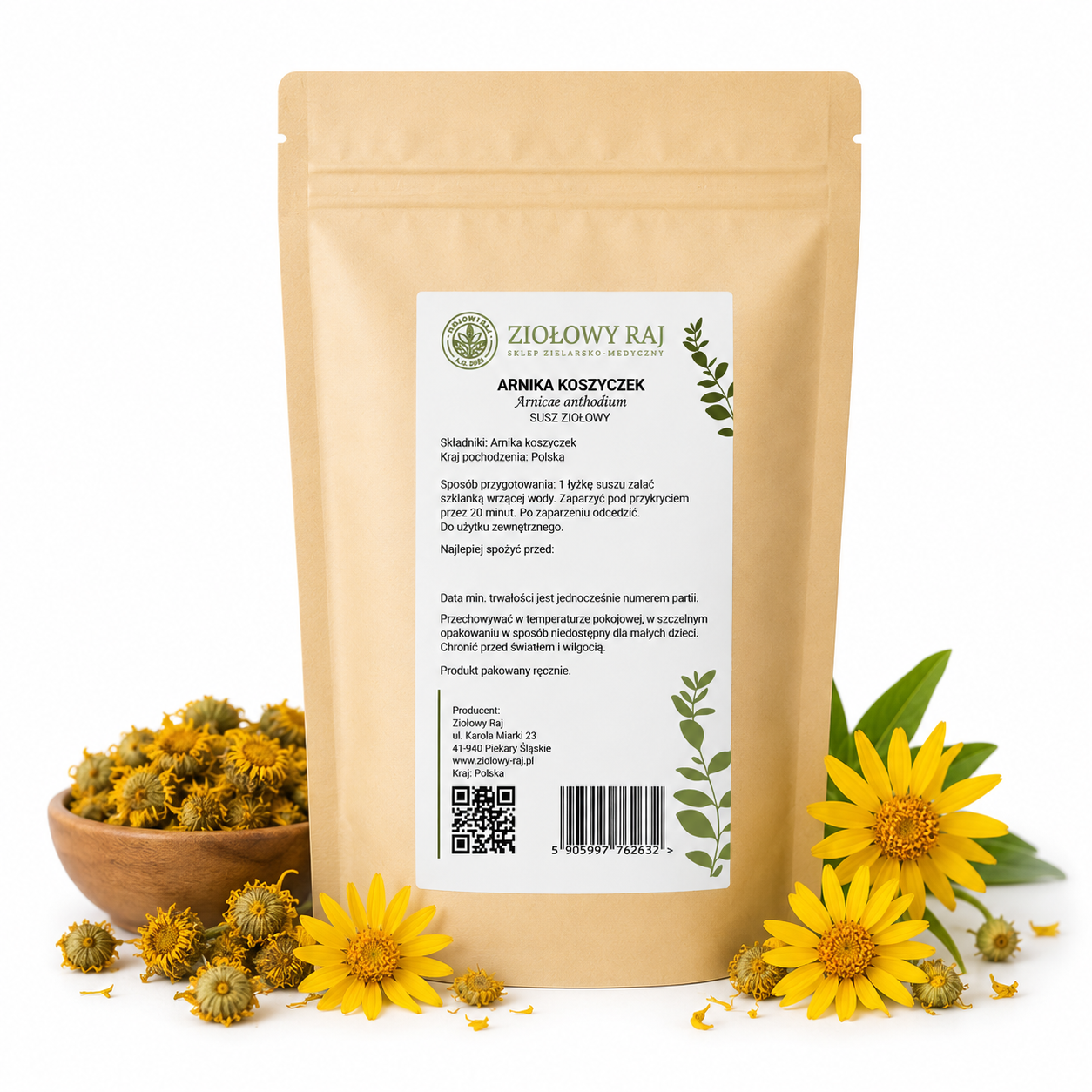 Arnika – koszyczek 50 g Ziołowy Raj