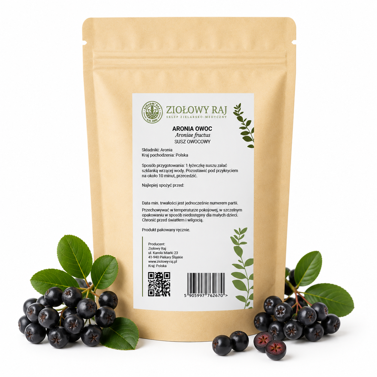 Aronia owoc 50g Ziołowy Raj