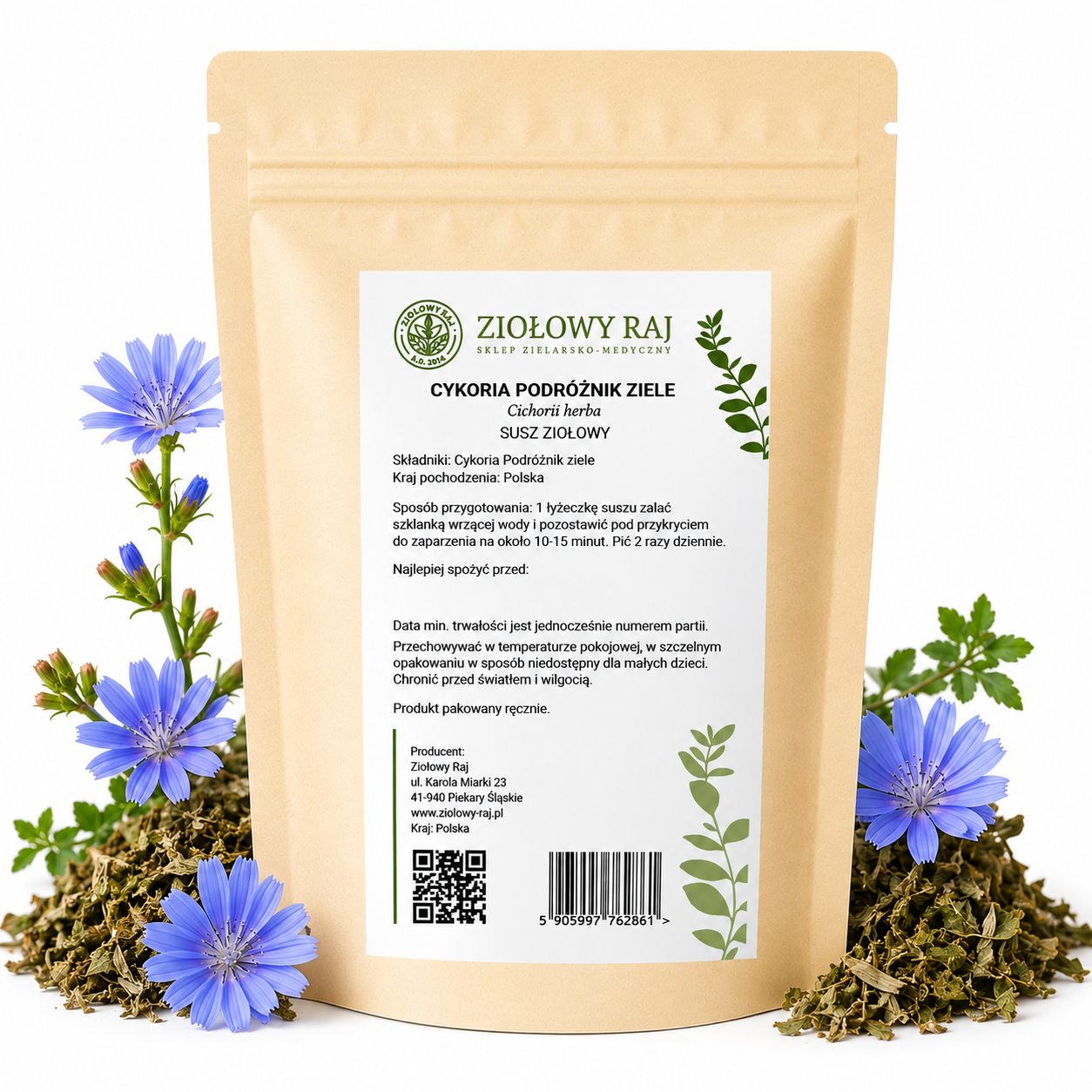 Cykoria ziele 50g Ziołowy Raj