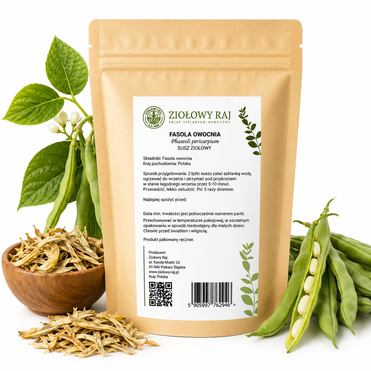 Fasola owocnia 50g Ziołowy Raj
