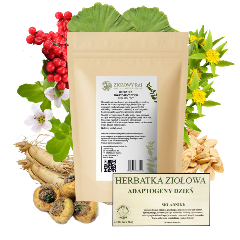 HERBATKA ZIOŁOWA ADAPTOGENY DZIEŃ