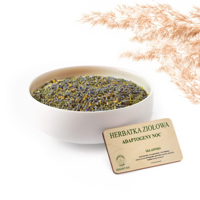 adap noc plakietka HERBATKA ZIOŁOWA ADAPTOGENY NOC