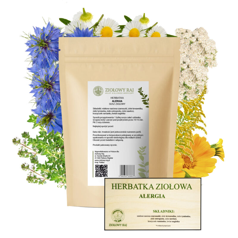 HERBATKA ZIOŁOWA NA ALERGIĘ