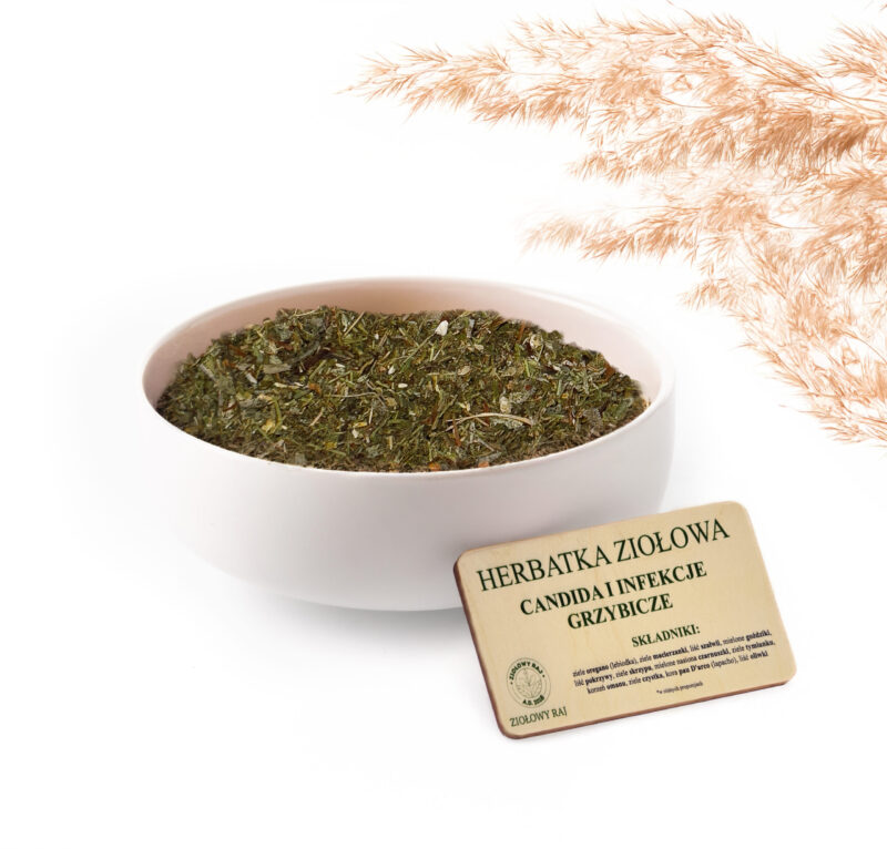 candida plakietka HERBATKA ZIOŁOWA NA CANDIDĘ I INFEKCJE GRZYBICZE