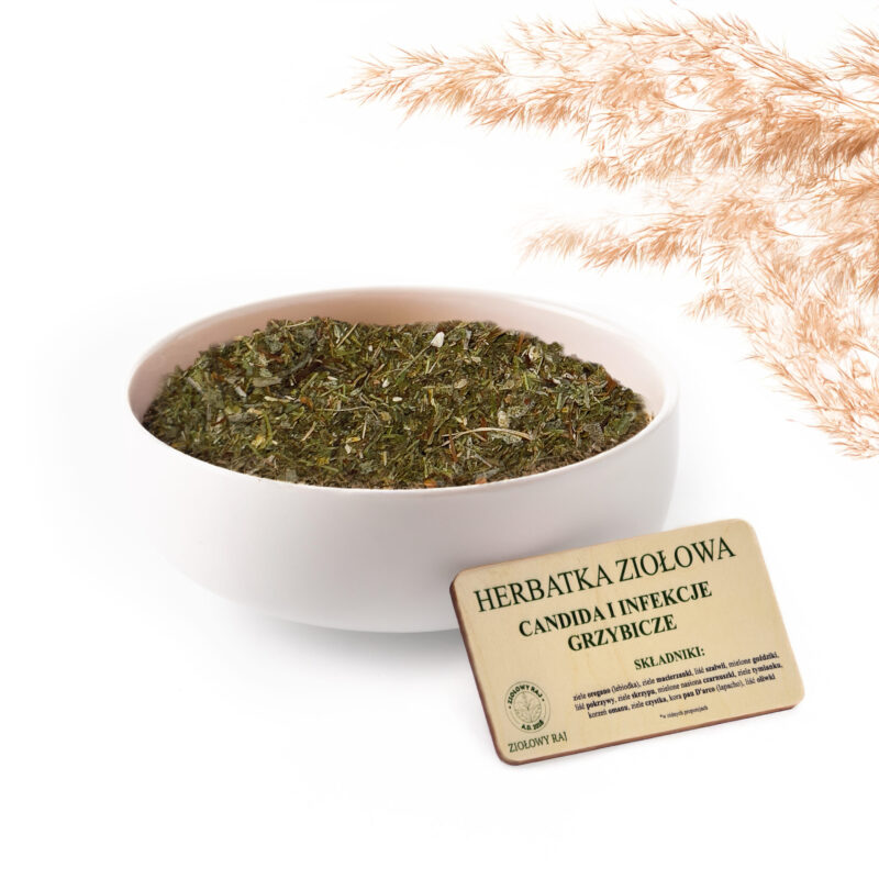 candida plakietka HERBATKA ZIOŁOWA NA CANDIDĘ I INFEKCJE GRZYBICZE