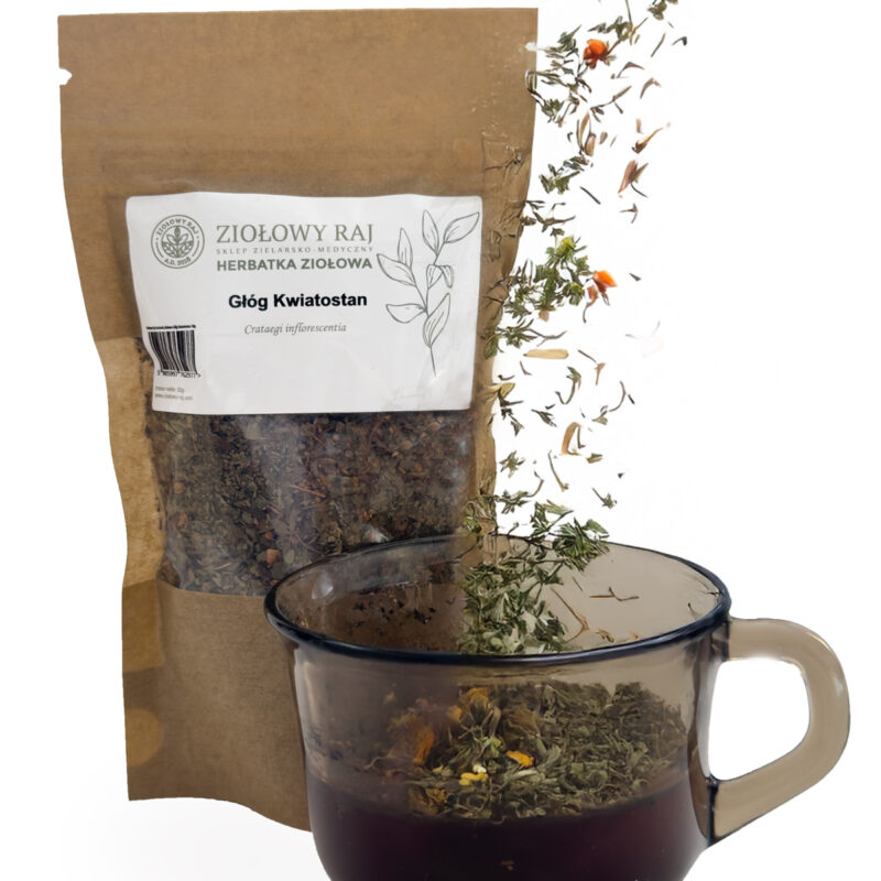 glog3 Głóg owoc rozdrobniony 50g Ziołowy Raj