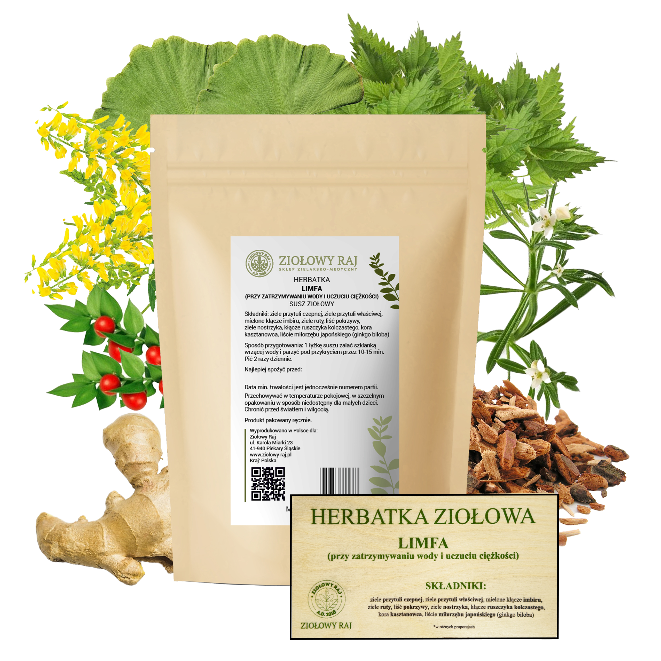 Herbatka ziołowa Limfa