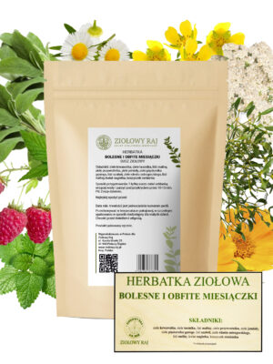 HERBATKA ZIOŁOWA NA BOLESNE I OBFITE MIESIĄCZKI