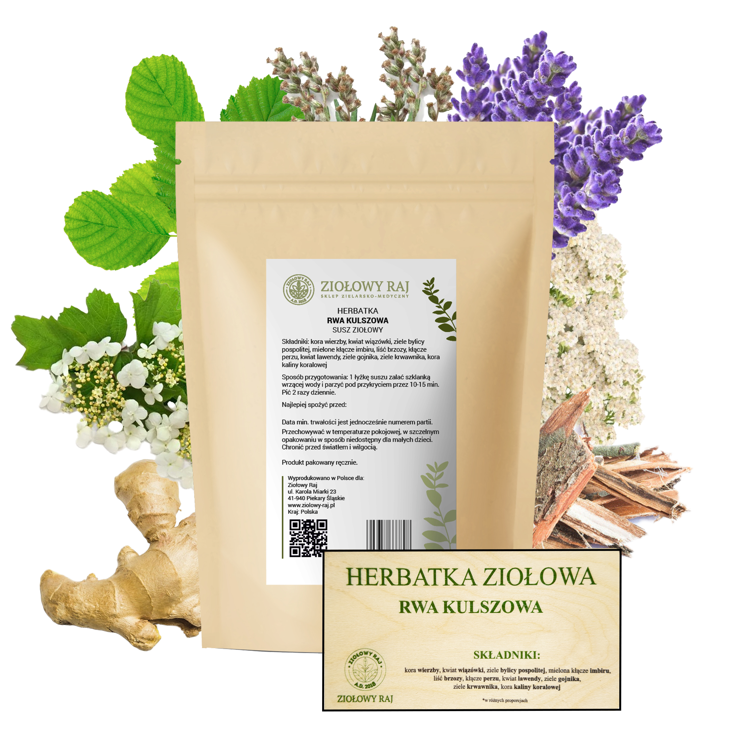 Herbatka ziołowa Rwa kulszowa