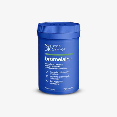 Formeds BICAPS bromelain+ 30 kapsułek