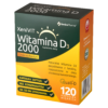 5905279876088 XeniVIT Witamina D 2000 (120 szt.) – Słoneczna Witamina w Oleju z Krokosza