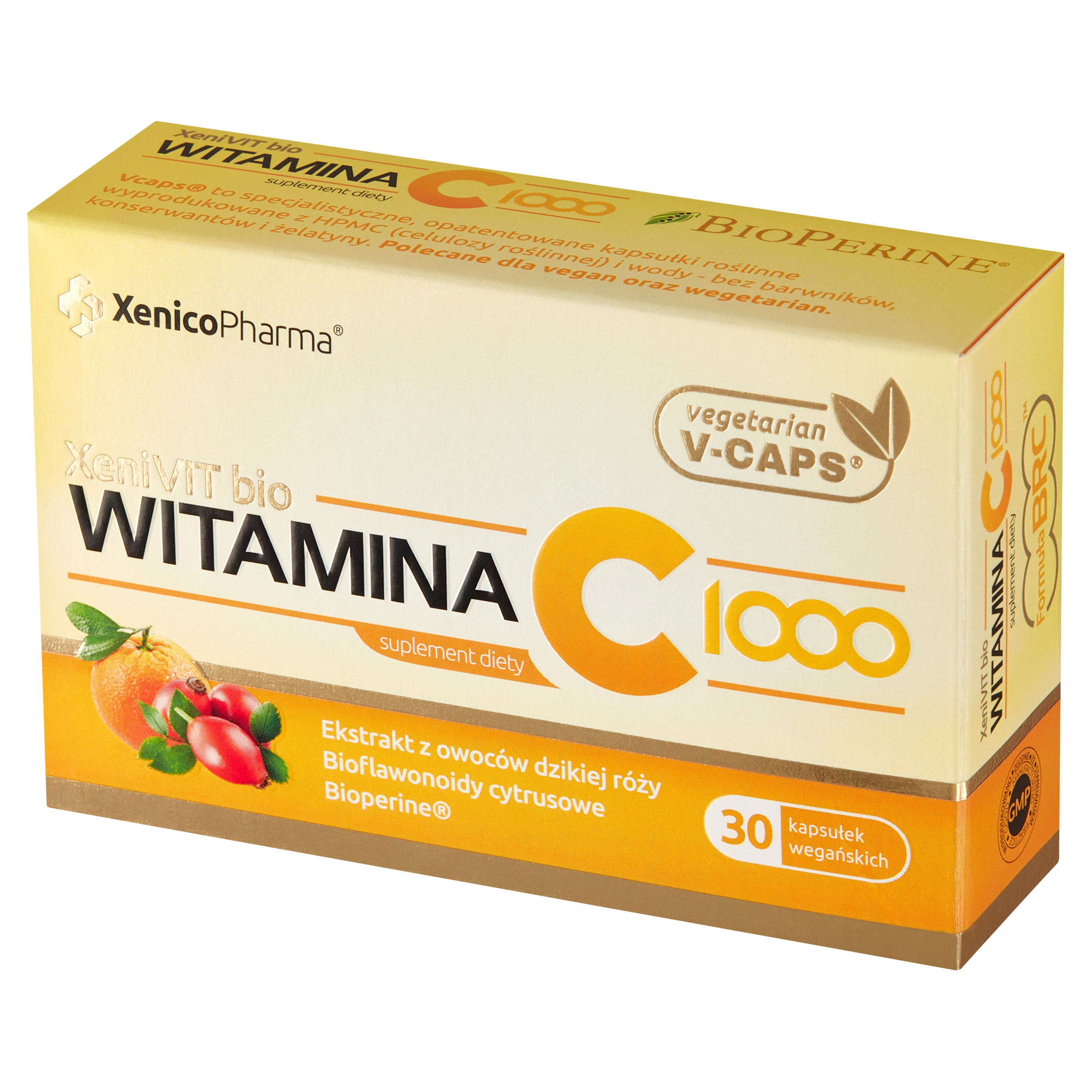 XeniVIT BIO Witamina C 1000 – Synergia Natury (Formuła BRC™ + BioPerine®)