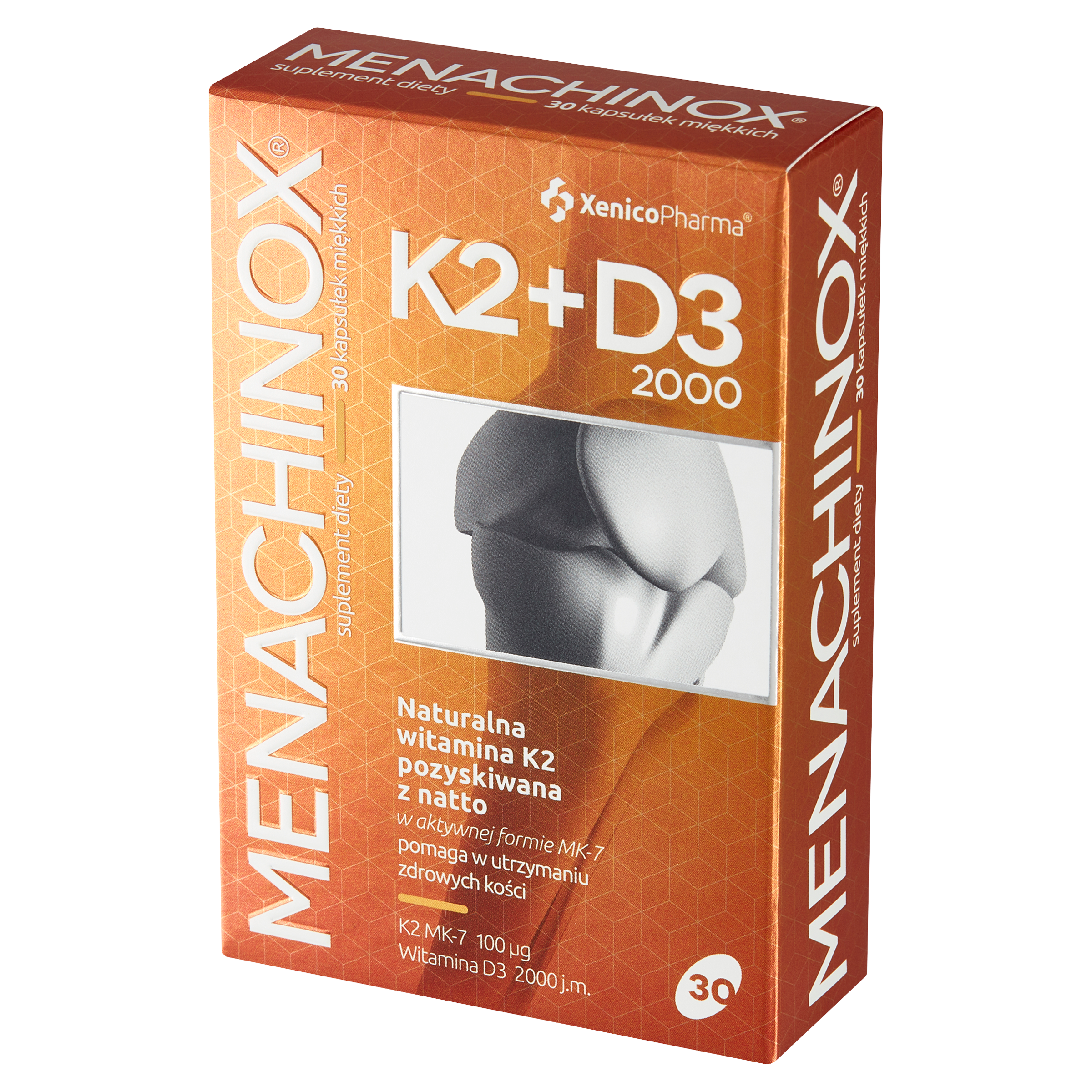 Menachinox® K2 + D3 2000 – Słoneczny Duet (Odporność i Mocne Kości)