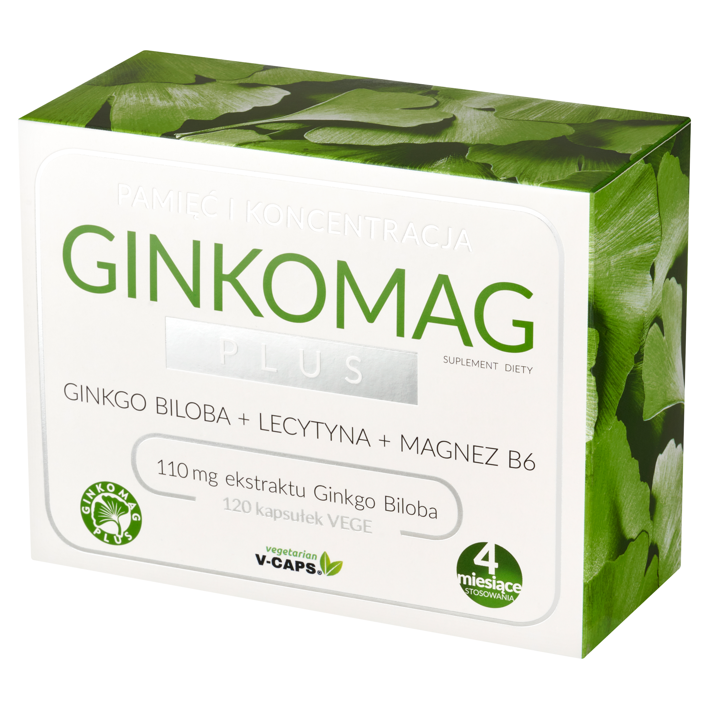 Ginkomag Plus – Paliwo dla Twojego Mózgu (Miłorząb + Lecytyna)