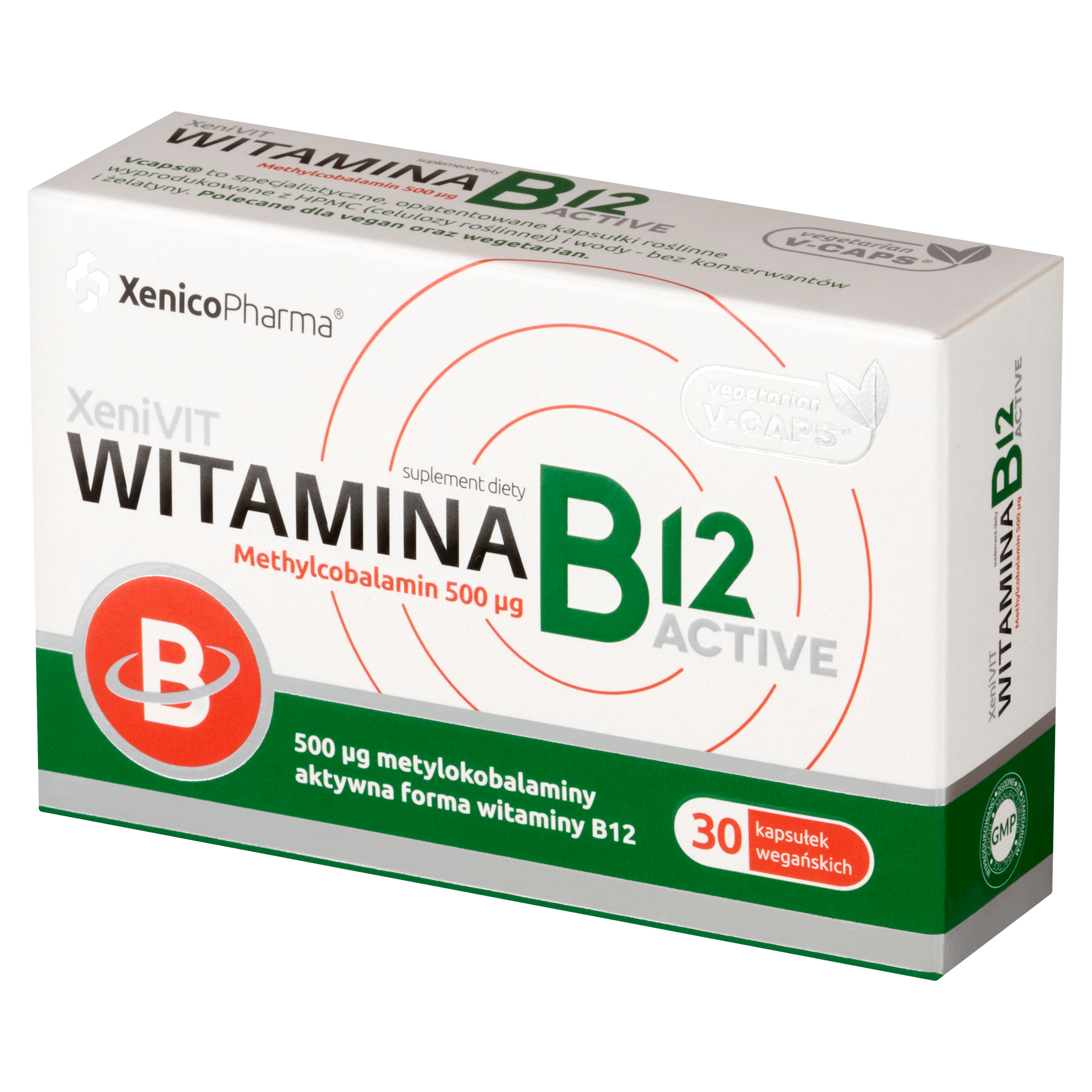 XeniVIT Witamina B12 Active – Energia dla Umysłu (Metylokobalamina)