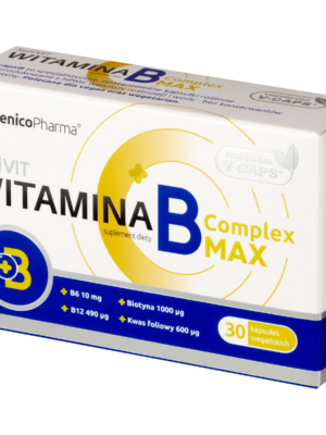 XeniVIT Witamina B Complex MAX – Energia i Nerwy (Metylokobalamina)