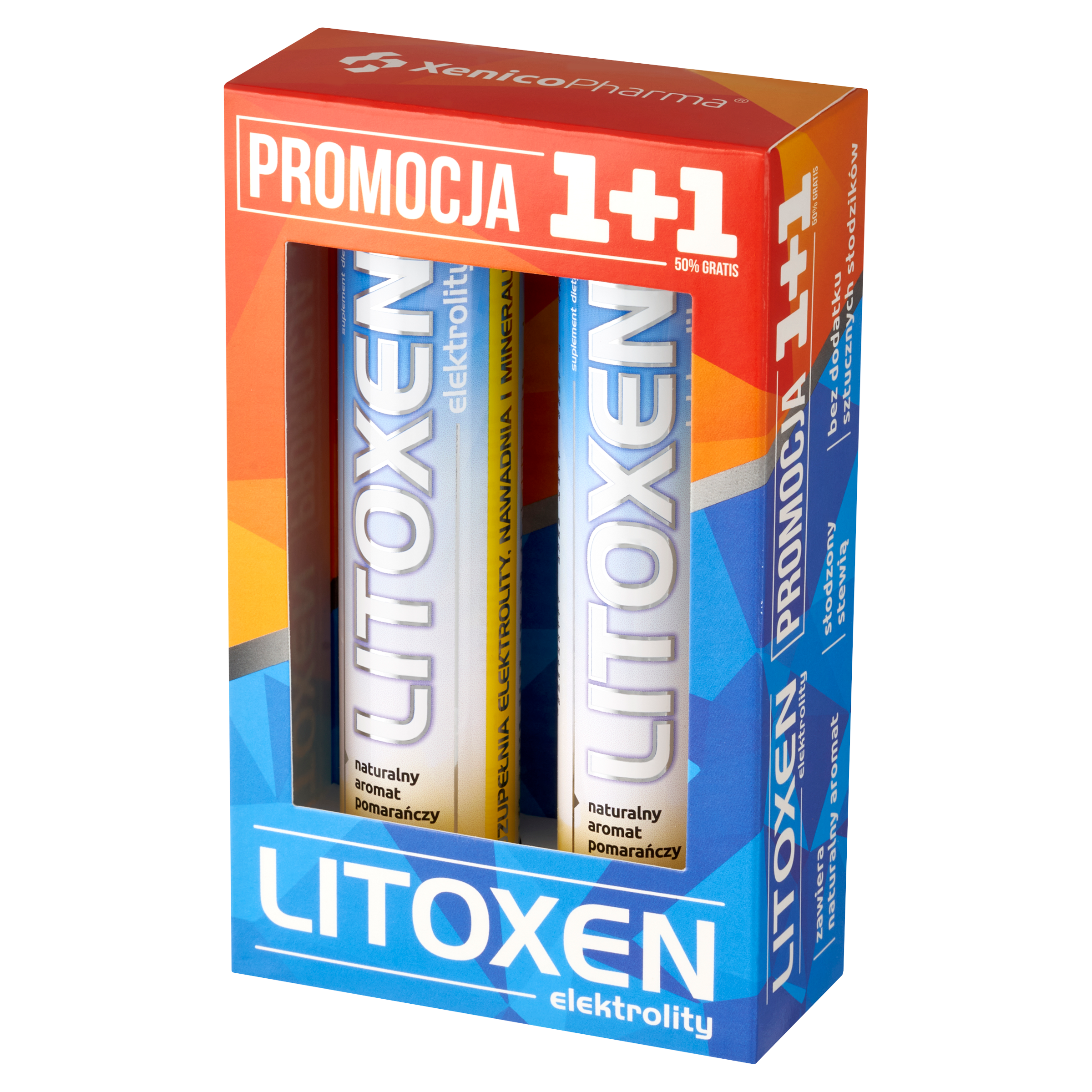 Litoxen Zestaw 1+1 (40 szt.) – Energia i Nawodnienie (Z Glukozą)