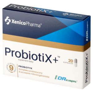 ProbiotiX+ – 9 Szczepów w Pancerzu (Technologia DRcaps®)