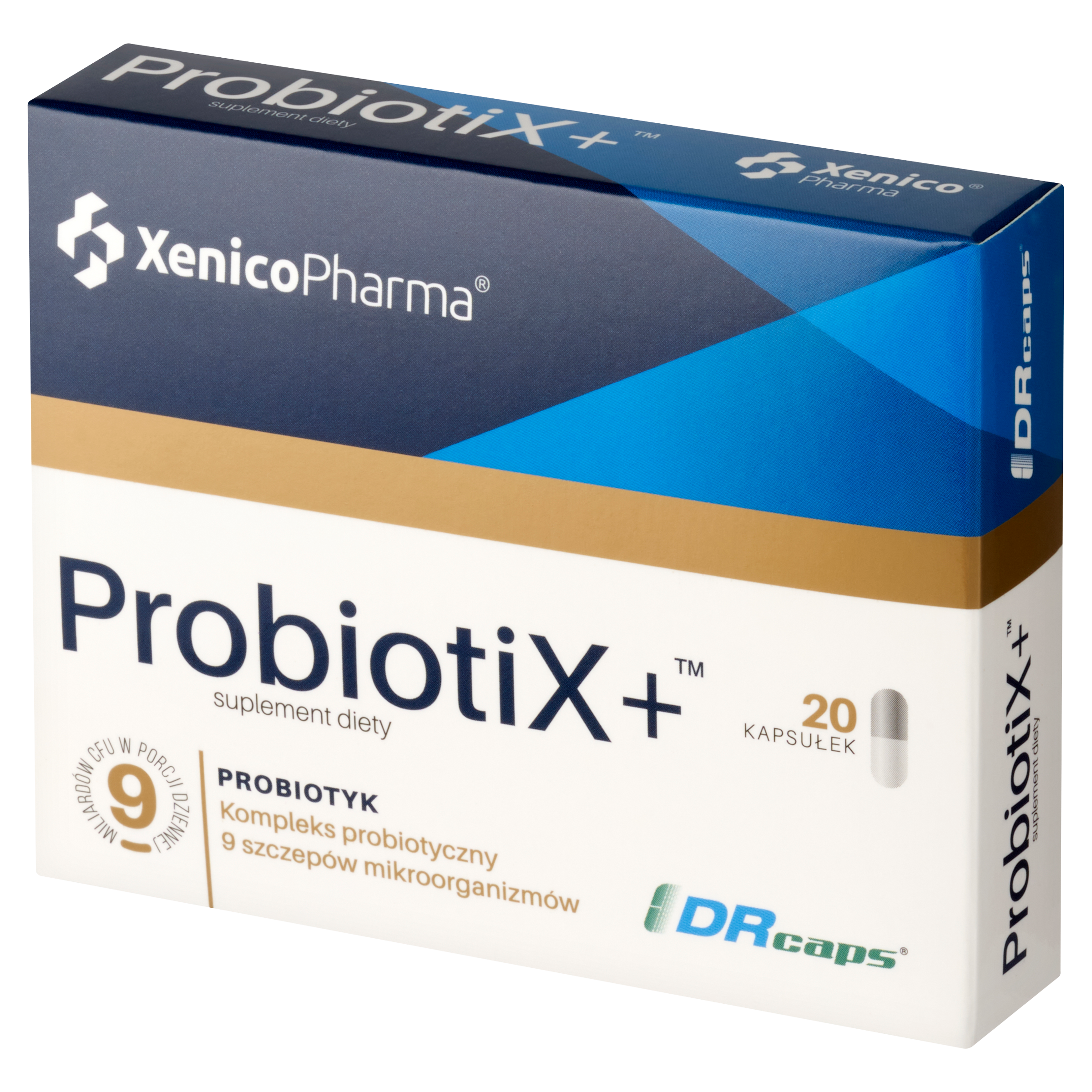 ProbiotiX+ – 9 Szczepów w Pancerzu (Technologia DRcaps®)