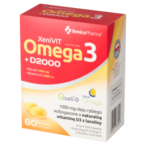 XeniVIT Omega3 + D2000 – Serce i Odporność (Duet Idealny)