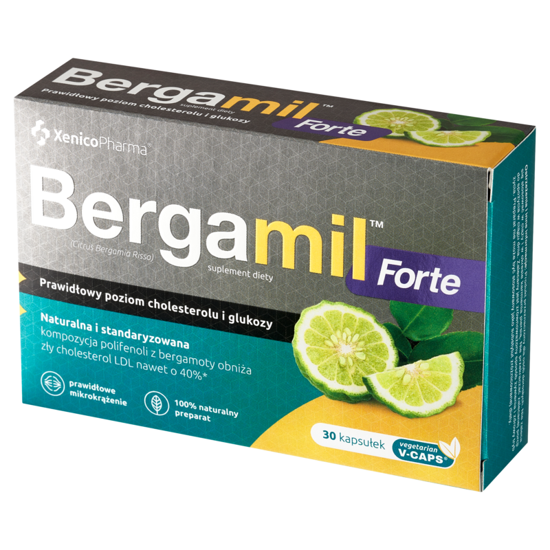 Bergamil Forte – Bergamotka i Czosnek (Cholesterol i Serce)