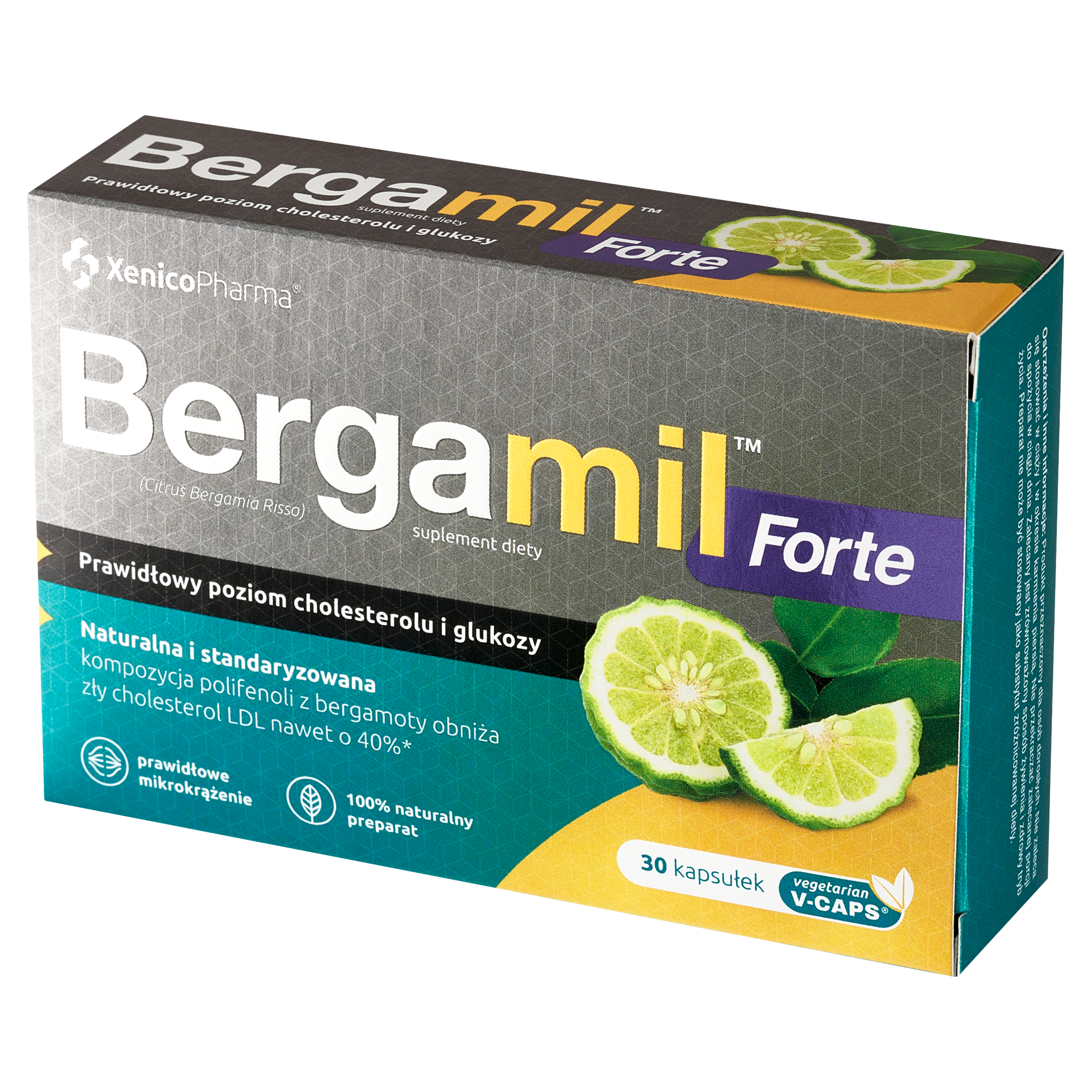 Bergamil Forte – Bergamotka i Czosnek (Cholesterol i Serce)