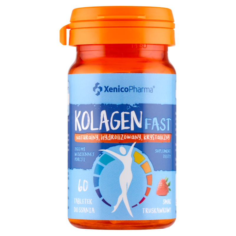 5905279876514 Kolagen FAST – Truskawkowa Pielęgnacja (Pastylki do Ssania)