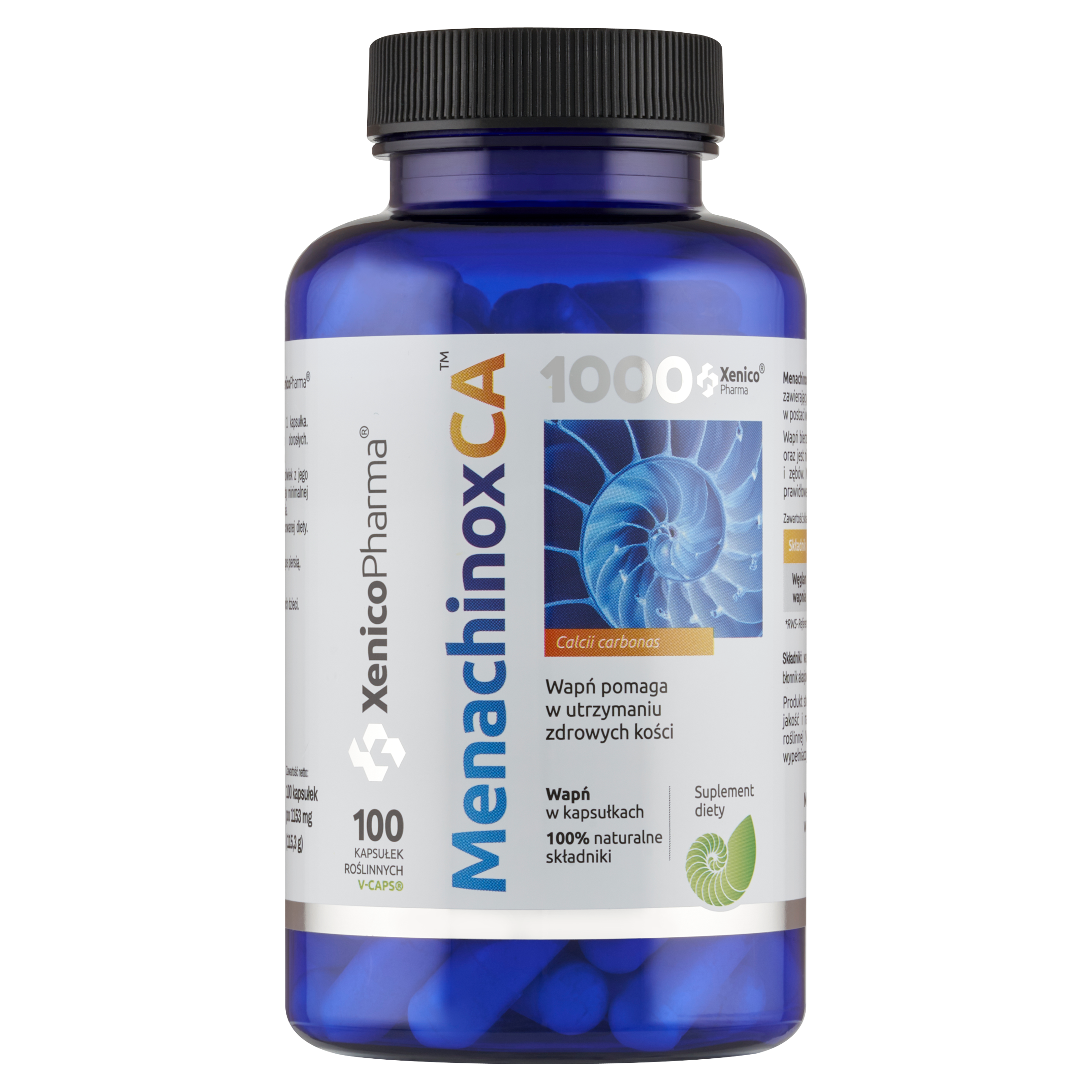Menachinox® CA 1000 – Naturalny Wapń (Mocne Kości i Regeneracja)