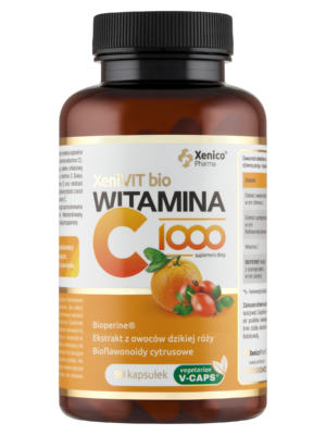 XeniVIT BIO Witamina C 1000 (90 szt.) – Rodzinna Odporność (Formuła BRC™)