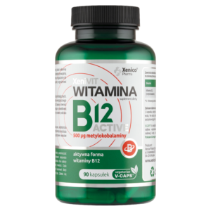 XeniVIT Witamina B12 Active (90 szt.) – Metylokobalamina (Zapas Energii i Witalności)