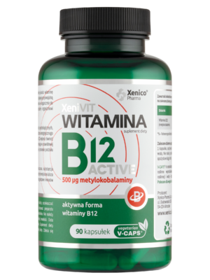 XeniVIT Witamina B12 Active (90 szt.) – Metylokobalamina (Zapas Energii i Witalności)