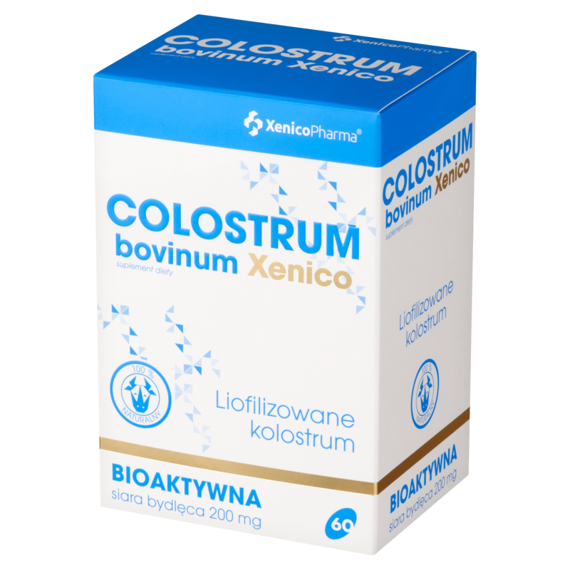 5905279876675 Colostrum Bovinum Xenico – Siła Pierwszej Godziny (Liofilizat)