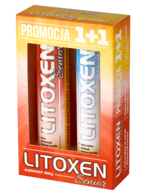 Litoxen Senior Zestaw 1+1 (40 szt.) – Serce, Krążenie i Nawodnienie