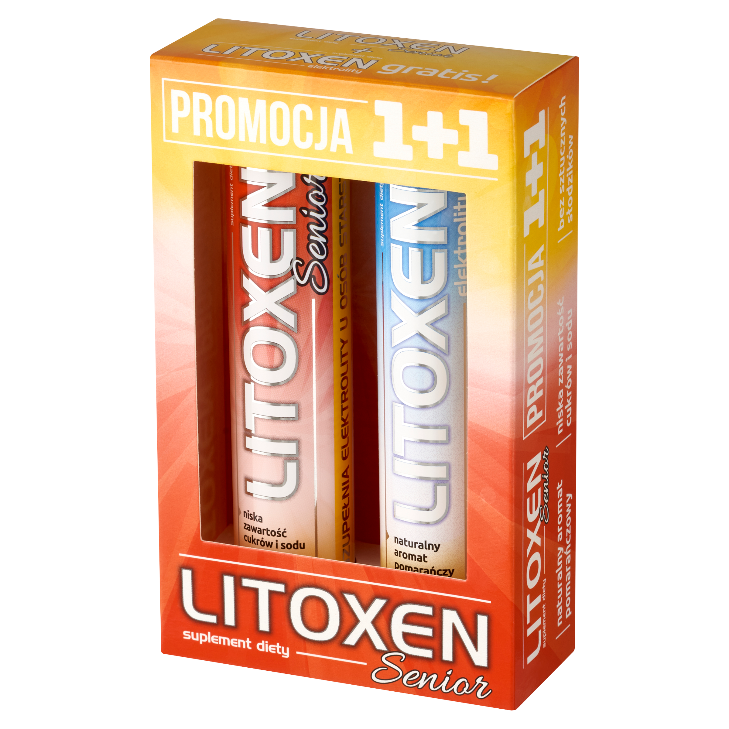 Litoxen Senior Zestaw 1+1 (40 szt.) – Serce, Krążenie i Nawodnienie
