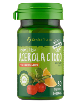 XENIVIT BIO ACEROLA C 1000 – Naturalna moc wiśniowej Aceroli