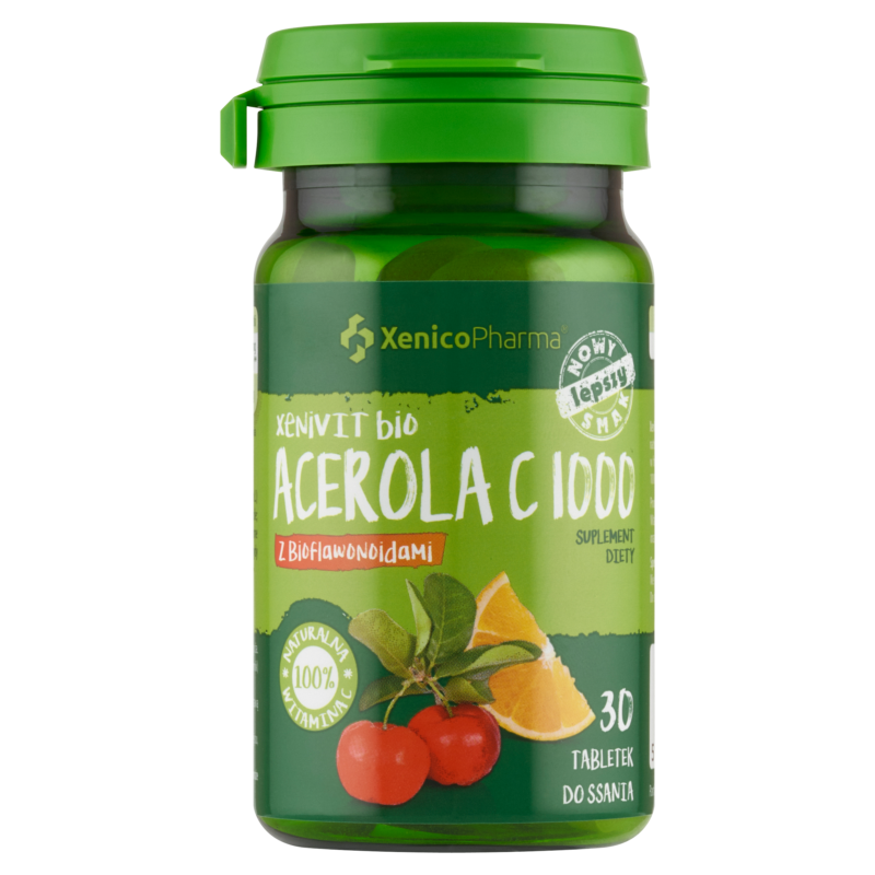 XENIVIT BIO ACEROLA C 1000 – Naturalna moc wiśniowej Aceroli
