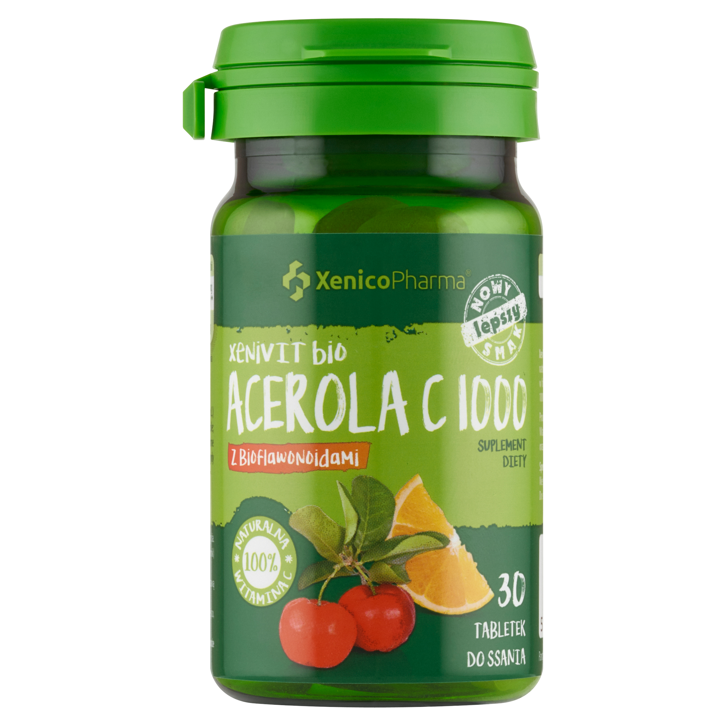 XENIVIT BIO ACEROLA C 1000 – Naturalna moc wiśniowej Aceroli