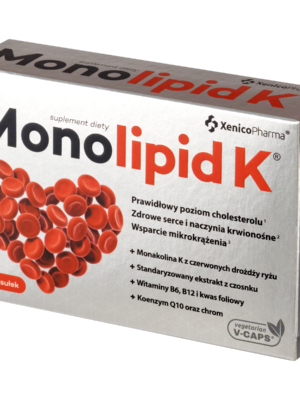 MONOLIPID K® – Czerwony Ryż i Witaminy B (Cholesterol i Homocysteina)