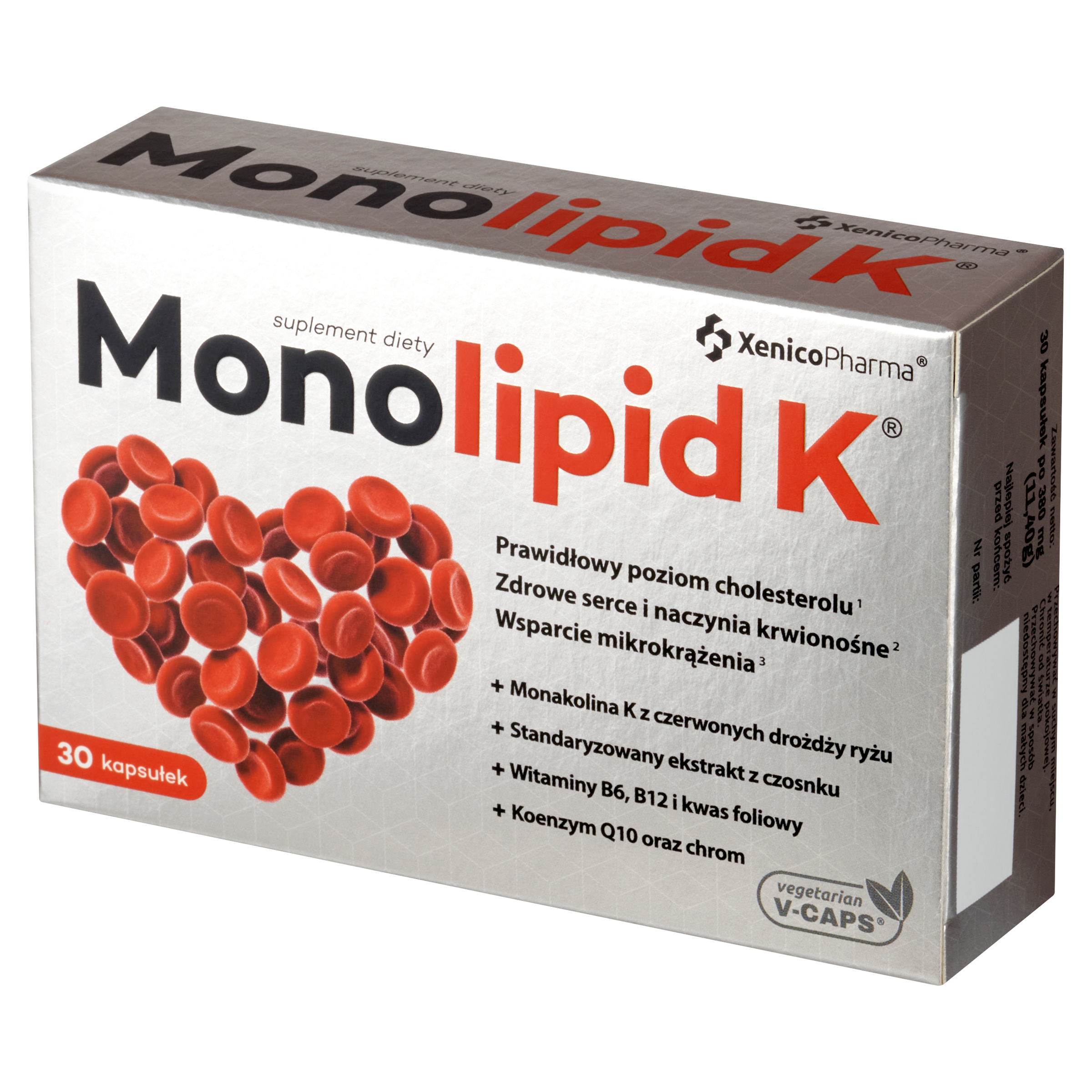 MONOLIPID K® – Czerwony Ryż i Witaminy B (Cholesterol i Homocysteina)