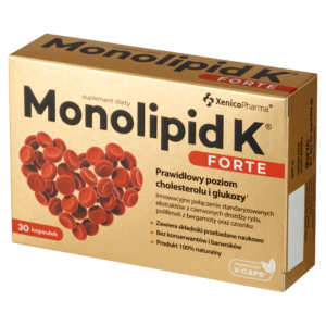 5905279876897 MONOLIPID K® FORTE – Monakolina K i Bergamotka (Pogromca Cholesterolu)